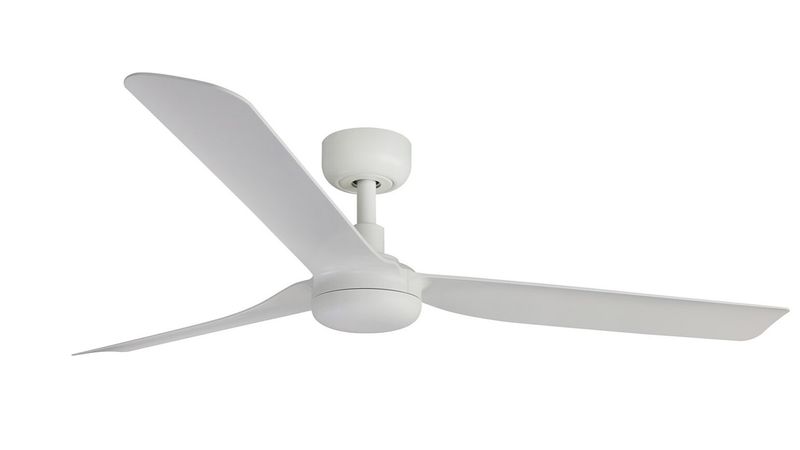 Punt 130cm White-White Ceiling Fan with Remote Control by Faro