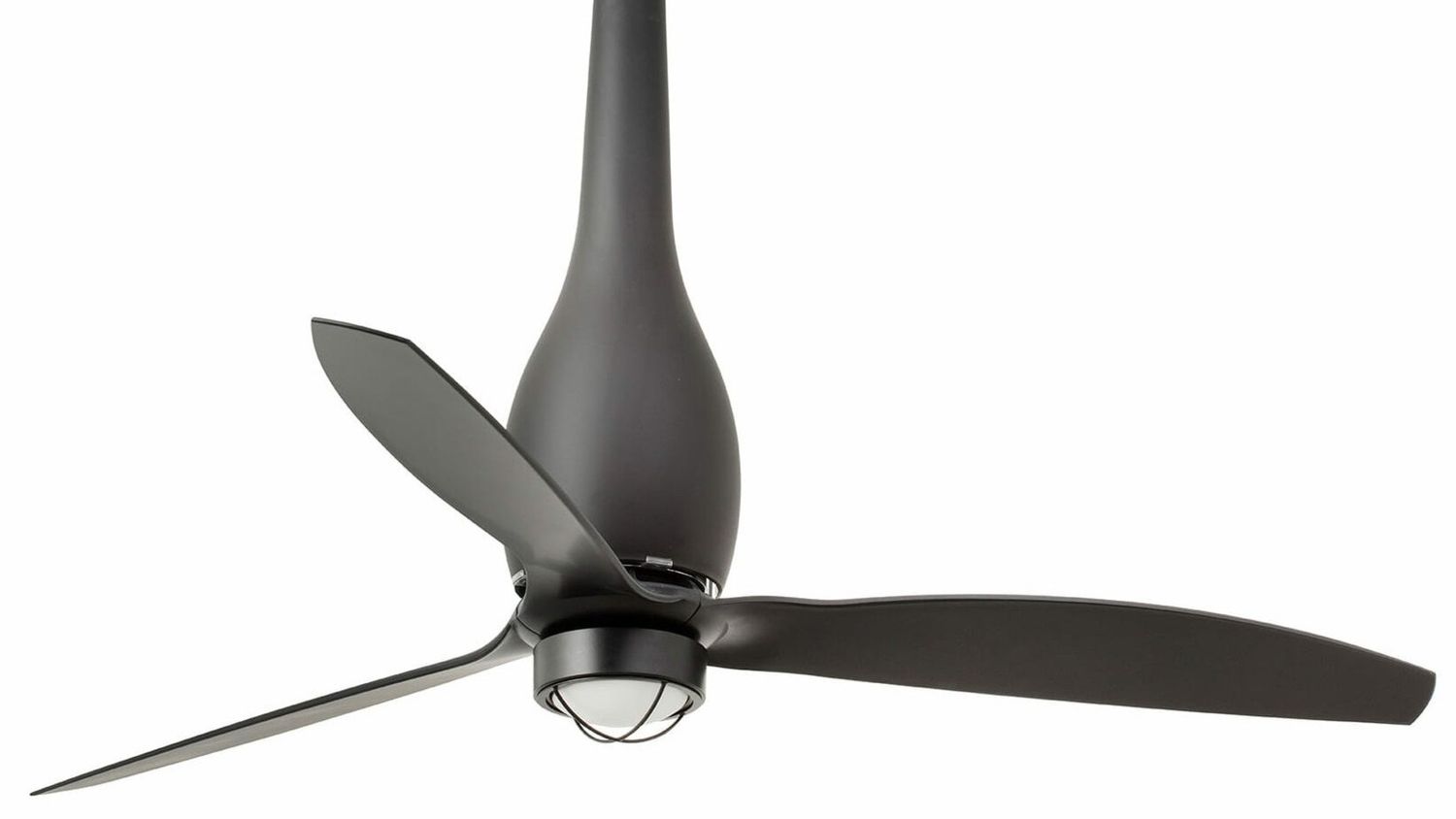 Eterfan 128cm Black-Black Ceiling Fan with Light &amp; Remote Control by Faro