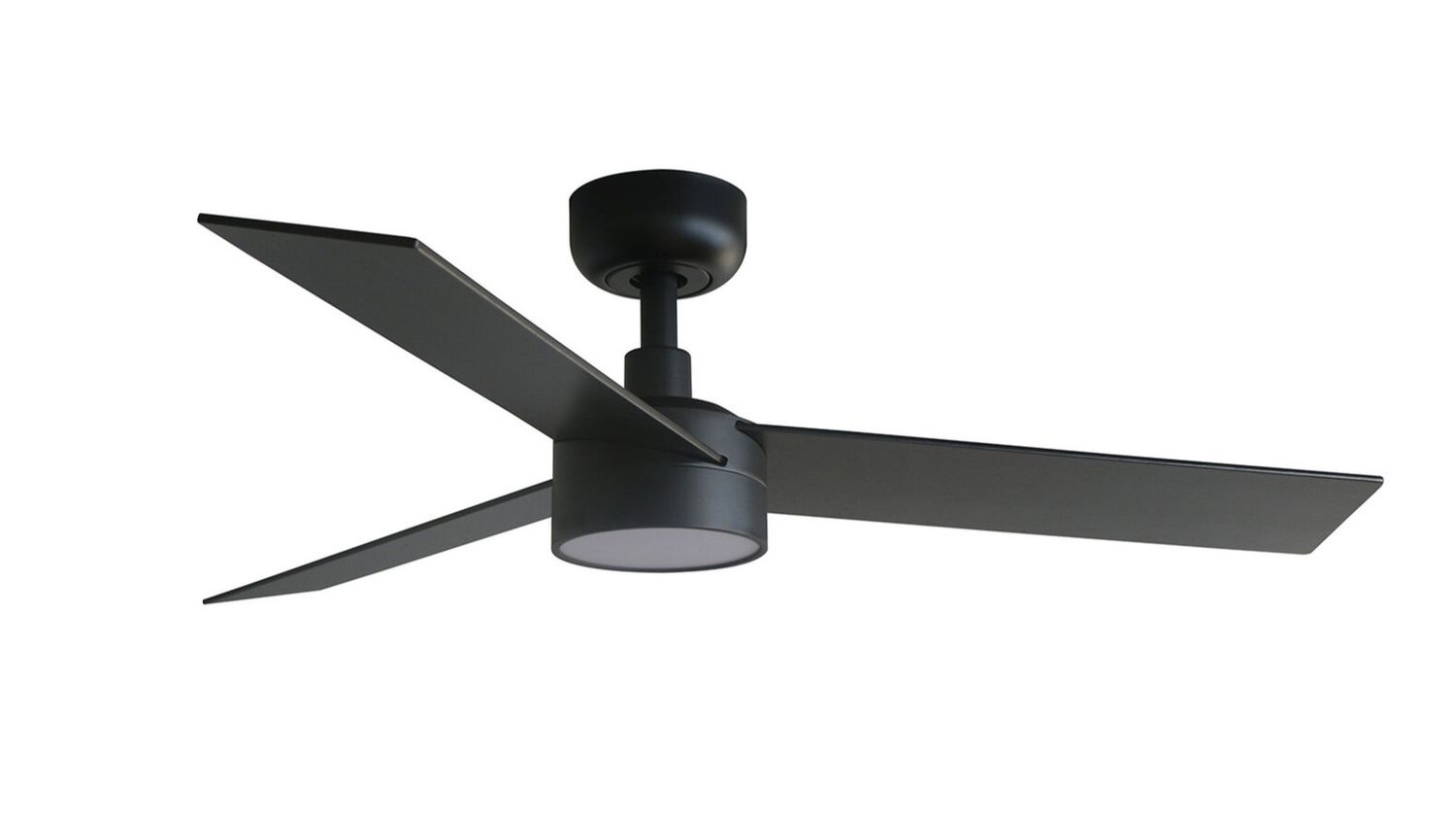 Rudder 106cm Black-Walnut Ceiling Fan with Light &amp; Remote Control by Faro