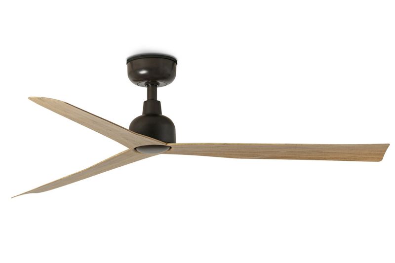 Marine 125cm Brown-Oak Ceiling Fan with Remote Control by Faro