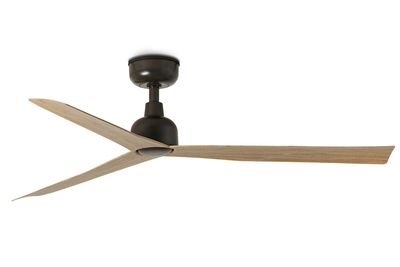 Marine 125cm Brown-Oak Ceiling Fan with Remote Control by Faro