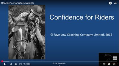 Confidence for Riders Webinar