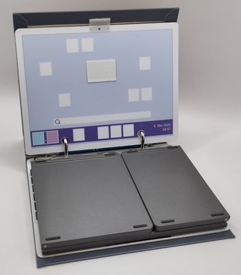 AZW Foldaris TM, black, mit Tastatur &amp; Touchpad - Halter mobil für jedes Smartphone - NUR SOLANGE VORRAT REICHT!