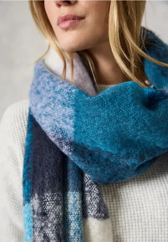 Echarpe chaude bleue