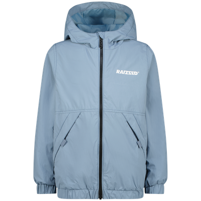 Veste mi-saison bleu/gris