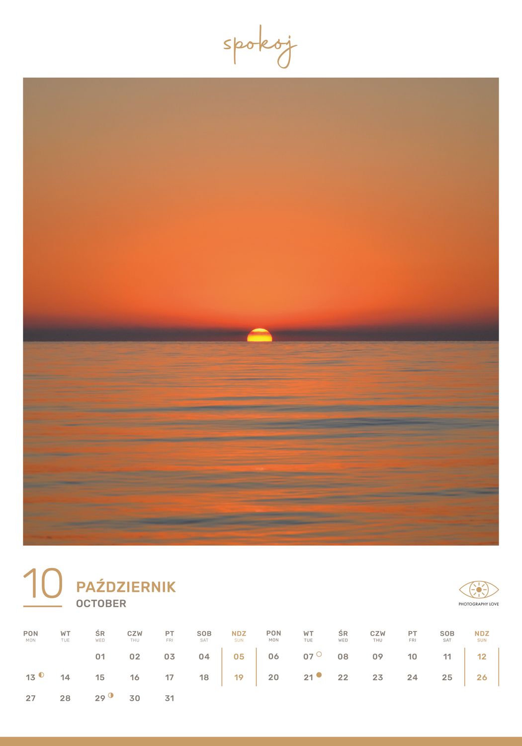 Kalendarz SZCZĘŚLIWY ROK 2025