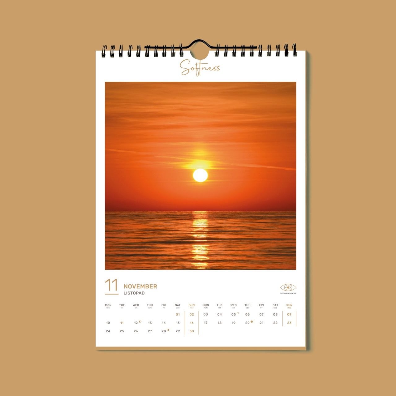 Calendar HAPPY YEAR 2025 / English Edition