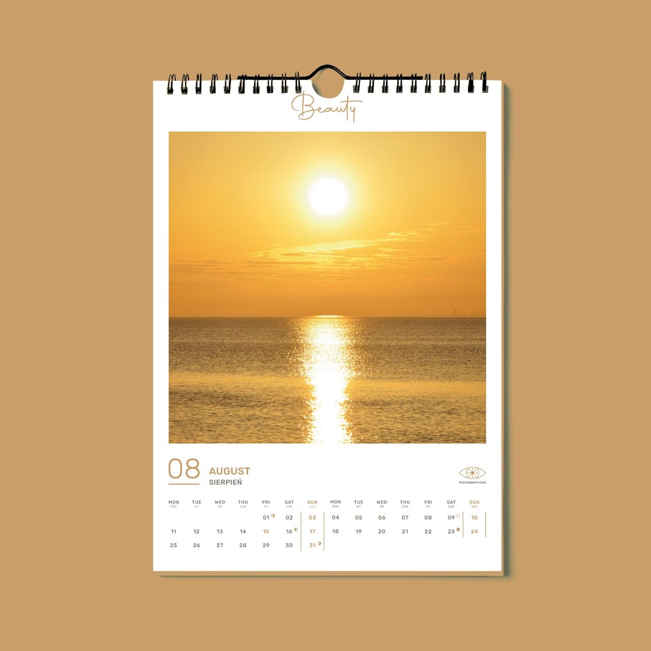 Calendar HAPPY YEAR 2025 / English Edition