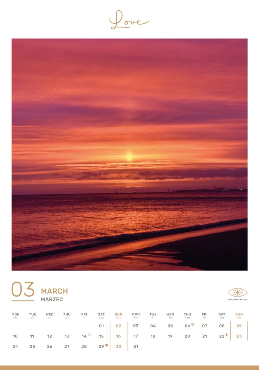 Calendar HAPPY YEAR 2025 / English Edition