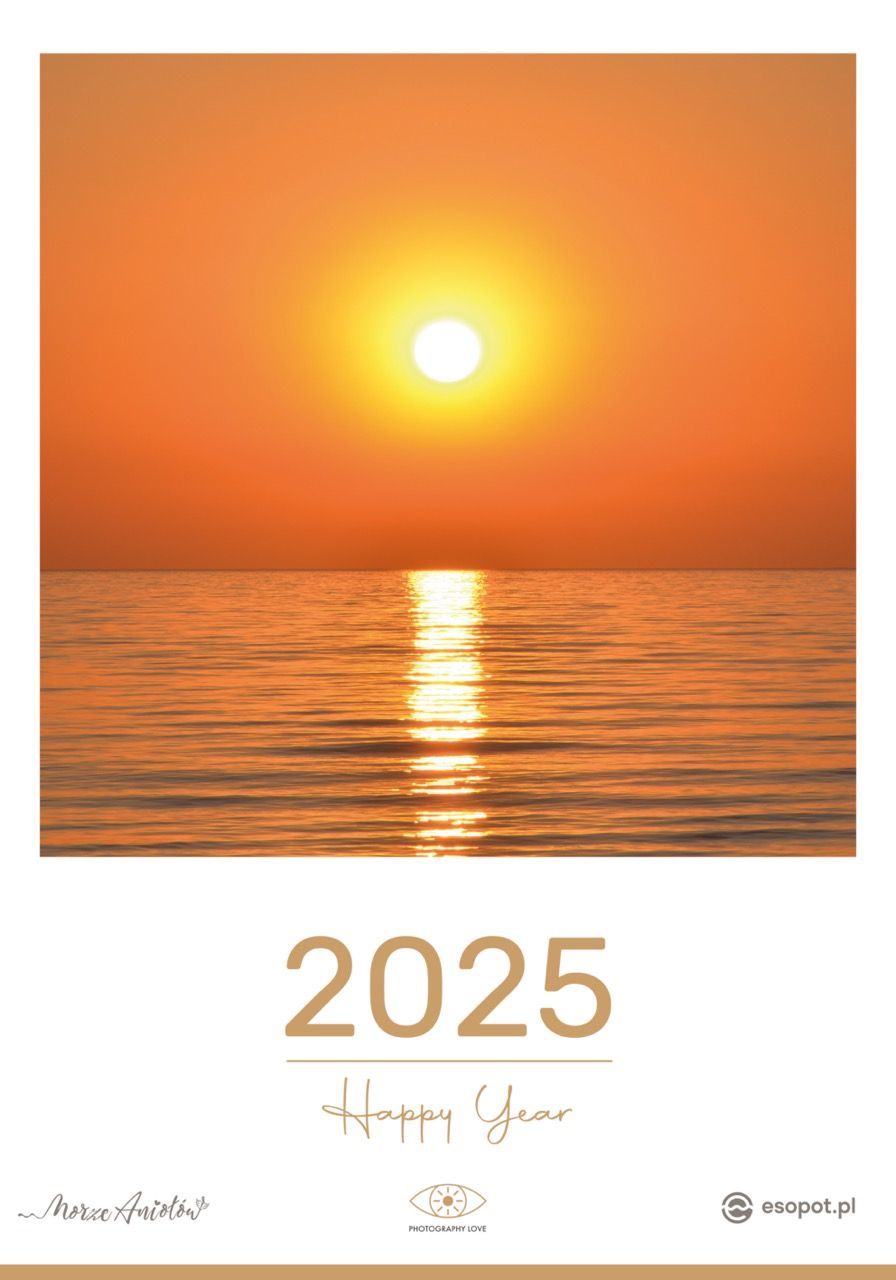 Calendar HAPPY YEAR 2025 / English Edition