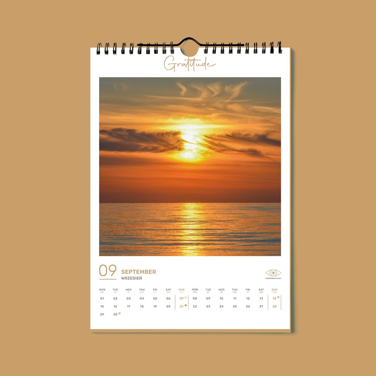 Calendar HAPPY YEAR 2025 / English Edition