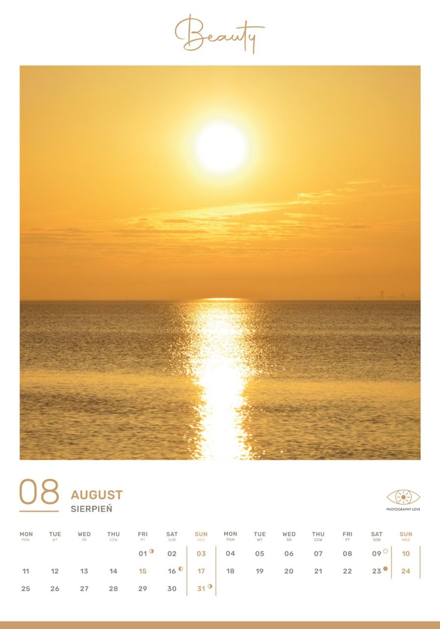 Calendar HAPPY YEAR 2025 / English Edition