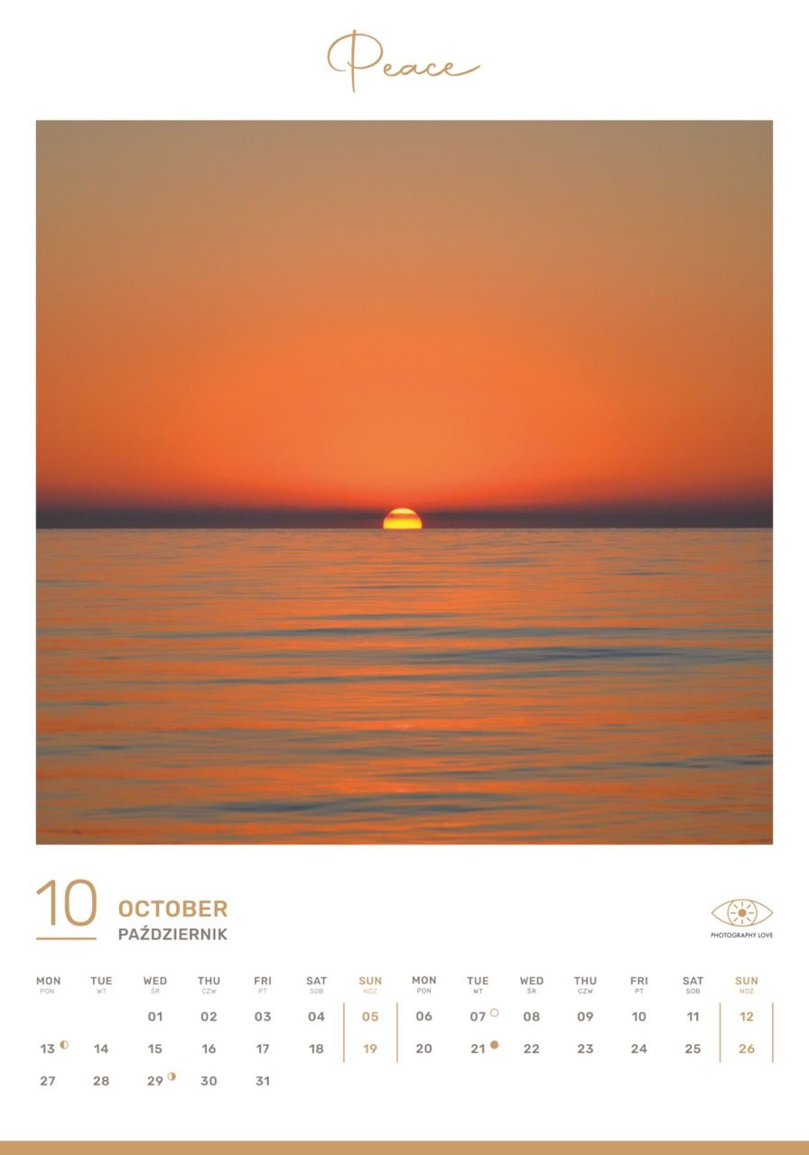 Calendar HAPPY YEAR 2025 / English Edition