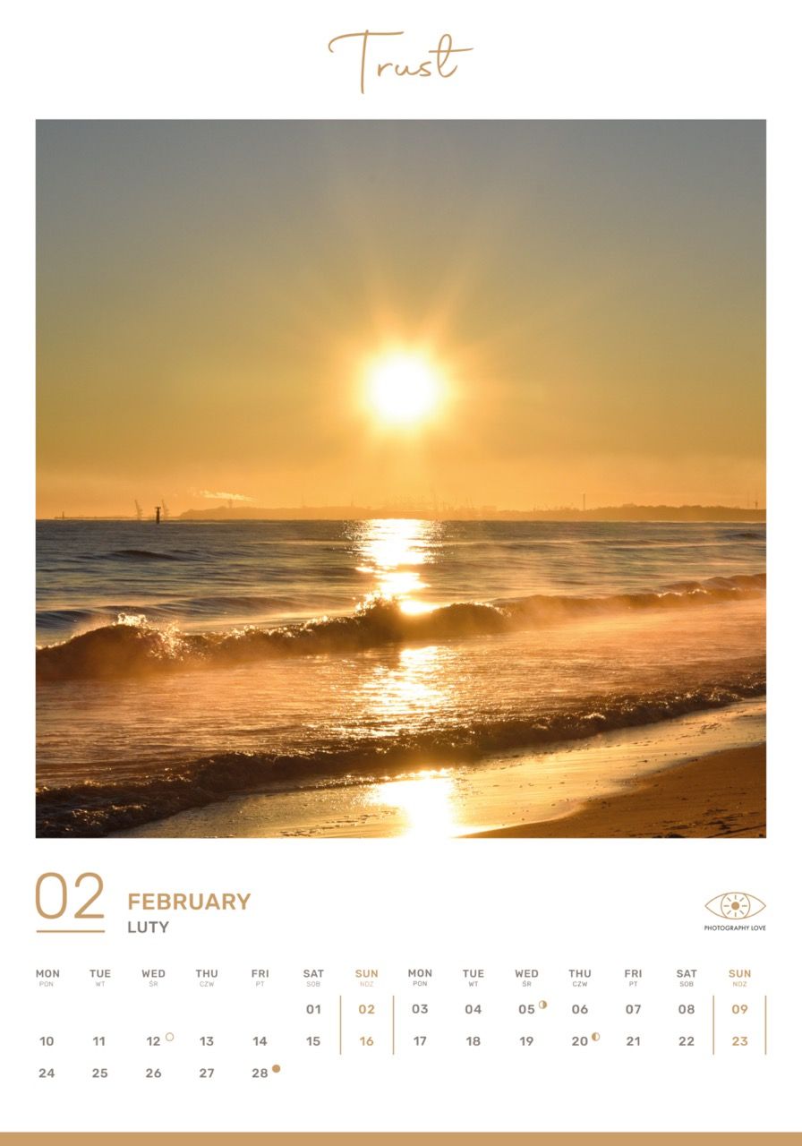 Calendar HAPPY YEAR 2025 / English Edition