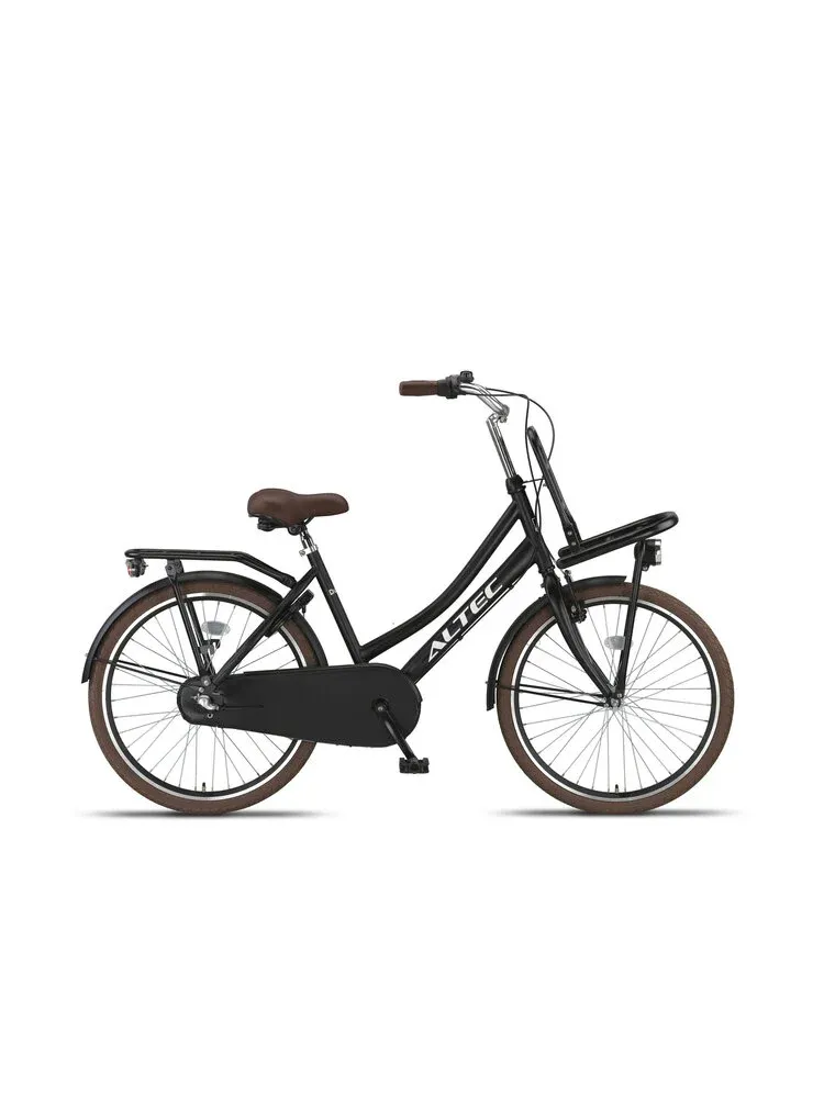 Altec Dutch 24inch Transportfiets 3v MATT BLACK