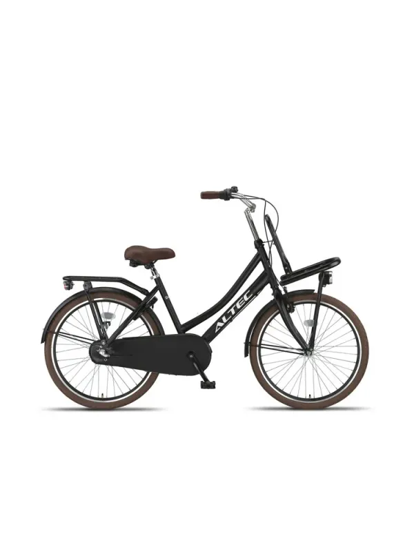 Altec Dutch 24inch Transportfiets 3v MATT BLACK