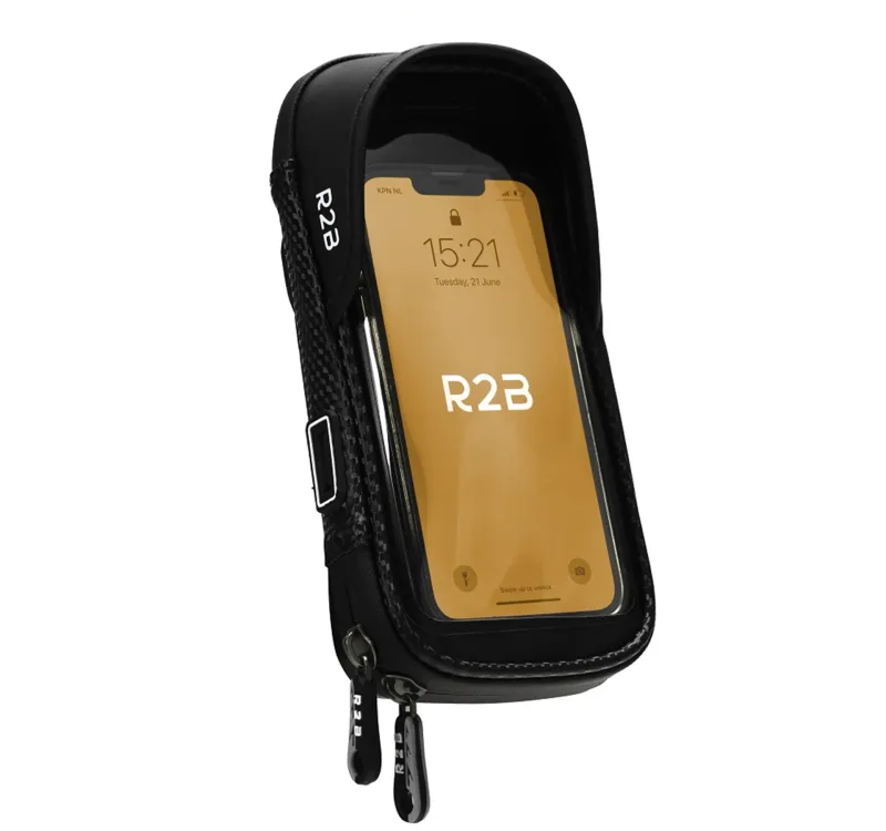R2B Telefoonhouder Leiden. Zwart.