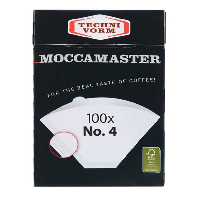 Filtry Moccamaster nr 4 Ekspres przelewowy 100szt.