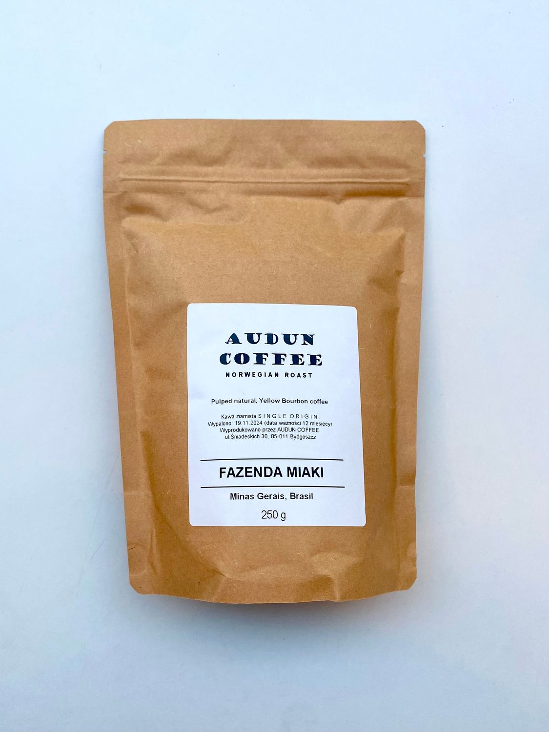 Audun Brazylia Fazenda Miaki filtr 250g