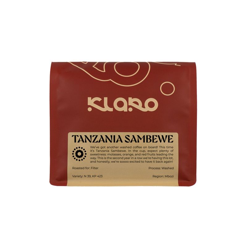 Klaro Tanzania Sambewe Filtr 250g