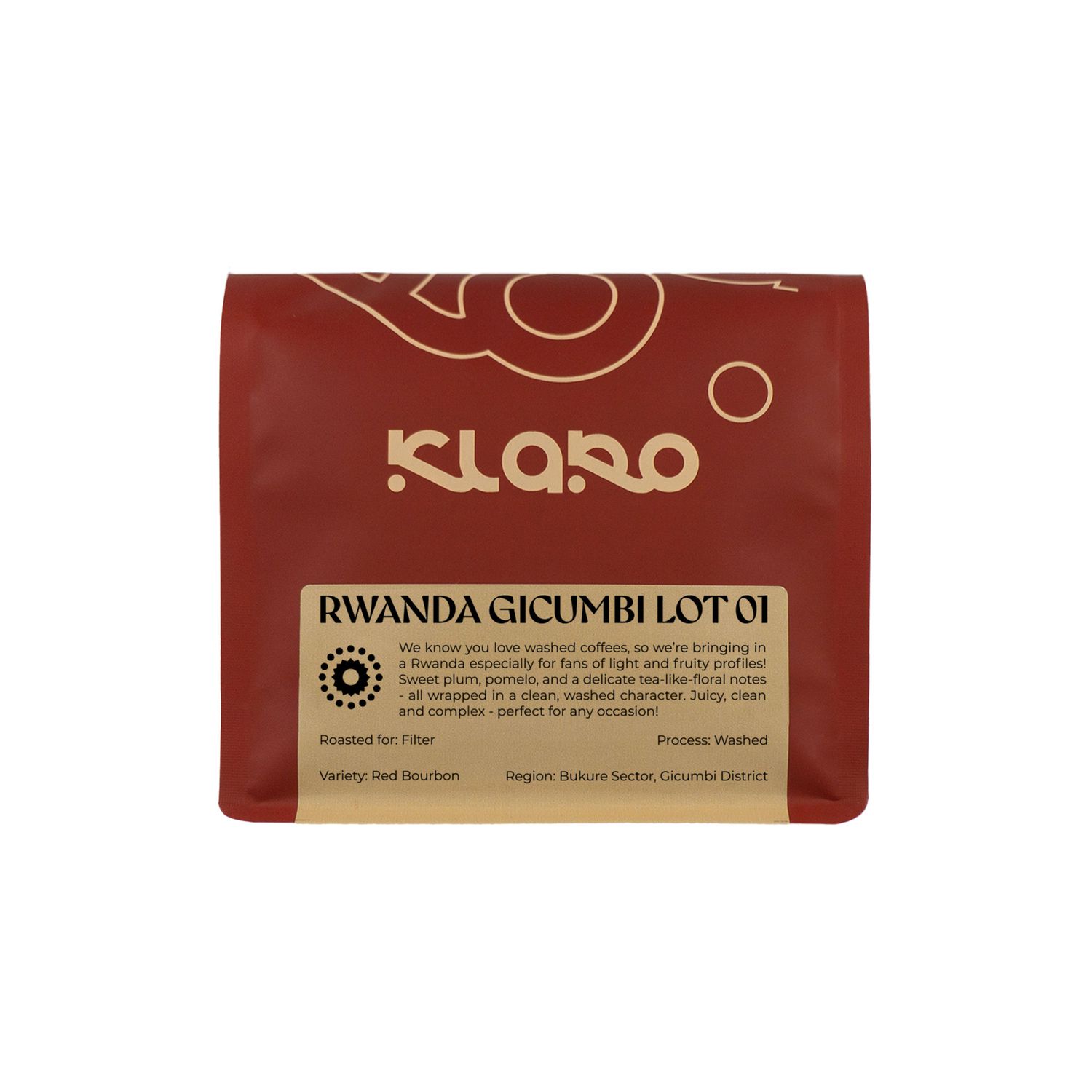 Klaro Rwanda Gicumbi Lot 01 Filtr 250g