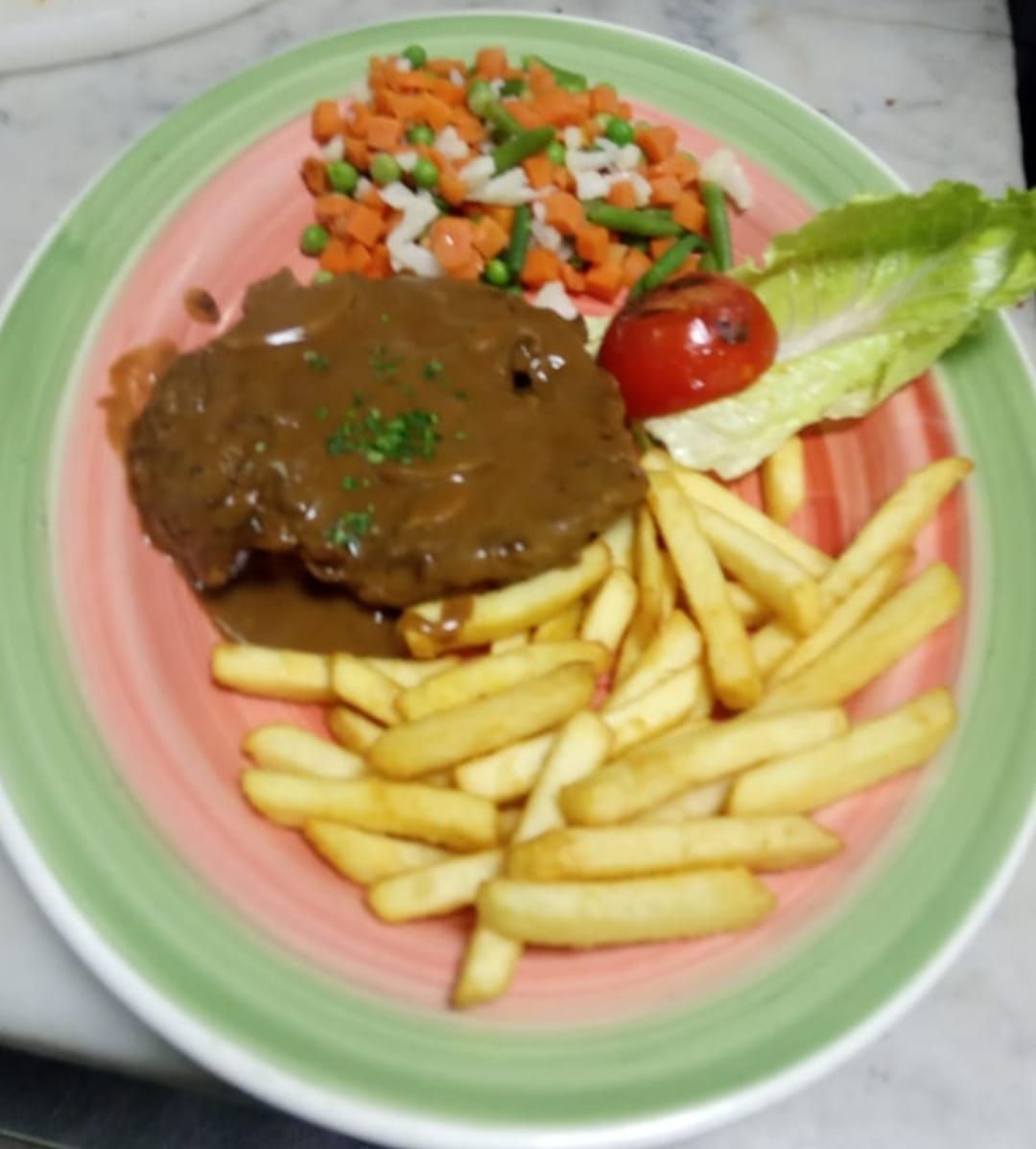 "Grilled German Tenderloin Steak at Pizza Corner UAE - Juicy, Tender, and Perfectly Grilled with Authentic Seasoning"