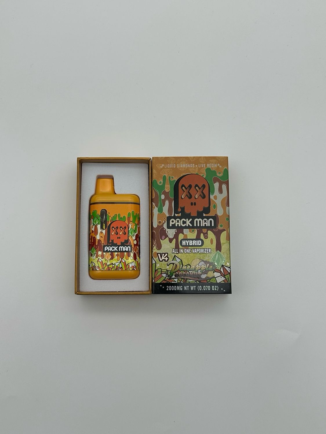 Pack-Man Pineapple Coconut Hybrid Disposable 2G