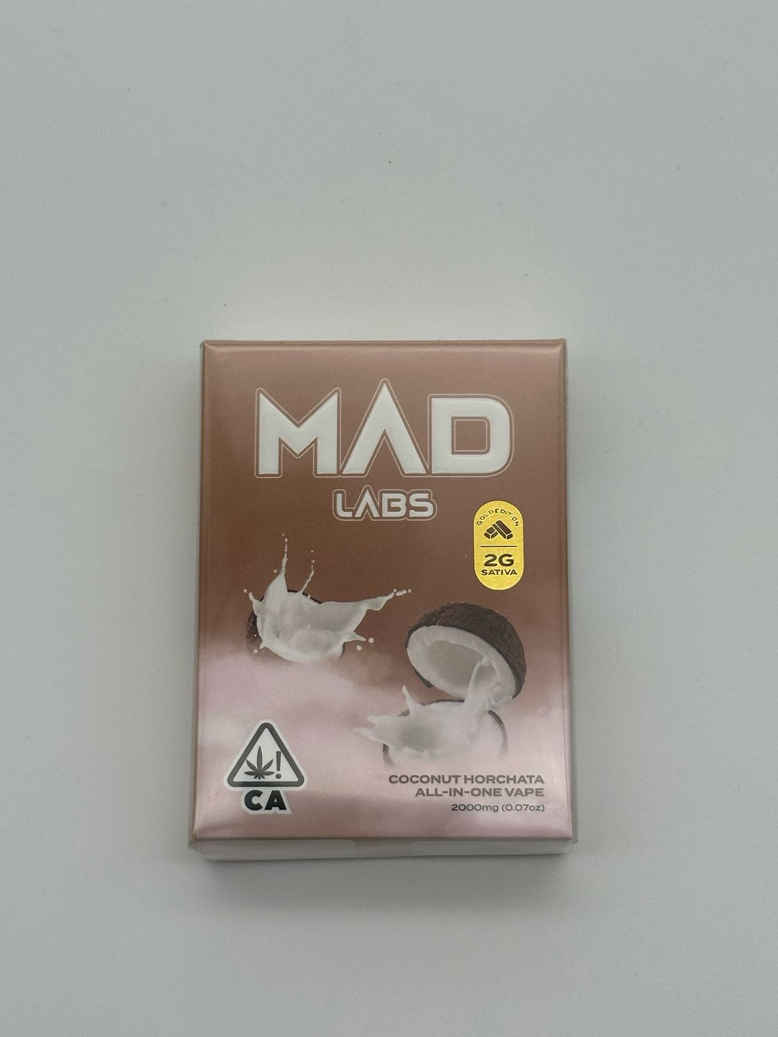 Mad Labs Coconut Horchata Sativa Disposable 2G