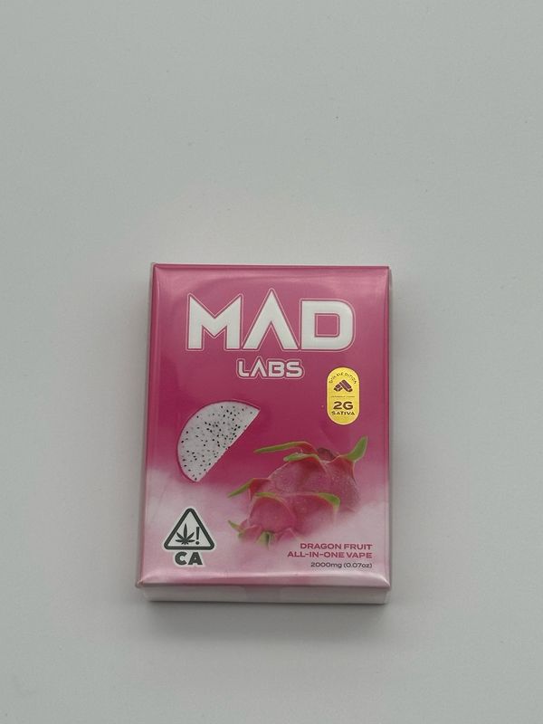 Mad Labs Dragon Fruit Sativa Disposable 2G