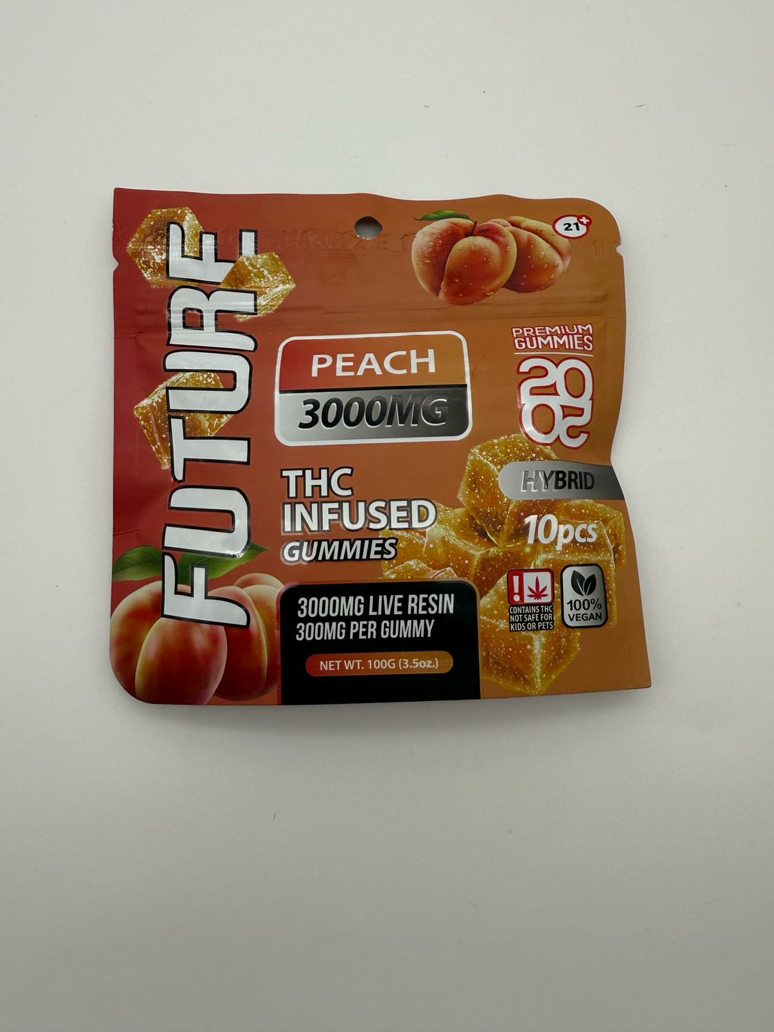 Future Gummies 3000MG Peach Hybrid