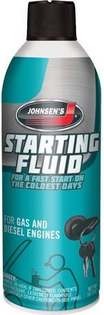 JOHNSENS&#39; STARTING FLUID FOR GAS AND DIESEL 10 oz