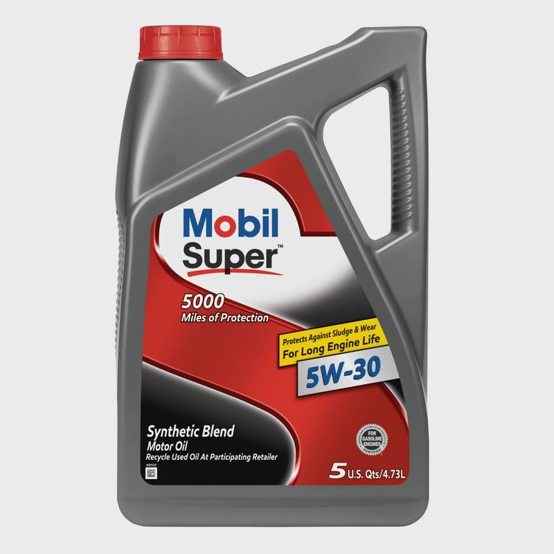 MOBIL SUPER 5W-30 SYNTHETIC BLEND 5QTS