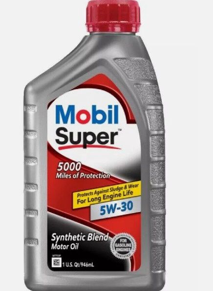 MOBIL SUPER 5W-30 500 SYNTHETIC BLEND 1QT