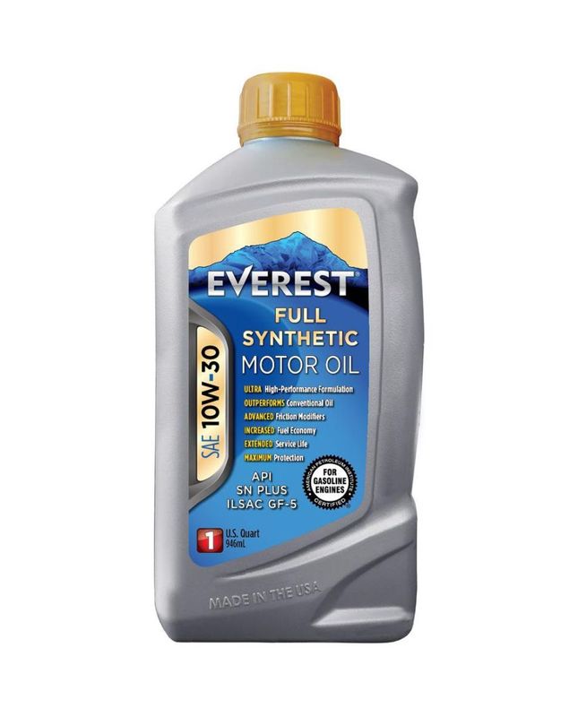 EVEREST SAE 10W-30  FULL SYNTHETIC 1 QUART