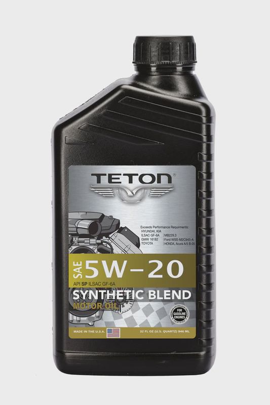 TETON 5W-20 SYNTHETIC BLEND 32 FL OZ