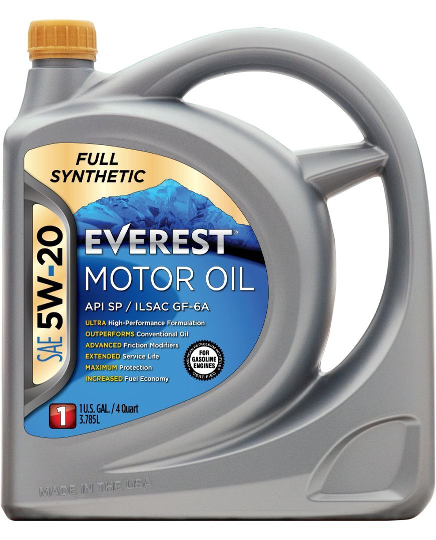 EVEREST 5W-20 FULL SYNTHETIC 5 QUARTS