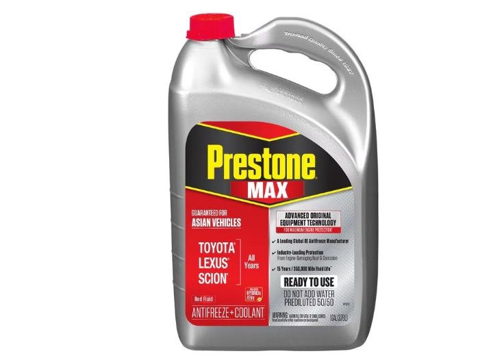 PRESTONE MAX RED FLUID PREDILUTED 50/50