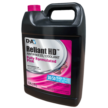 D-AL RELIANT HD ANTIFREEZE COOLANT FULLY FORMULATED PINK
