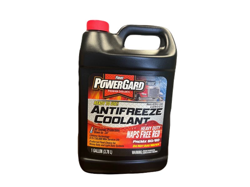POWERGARD HEAVY DUTY NAPS FREE RED 50/50