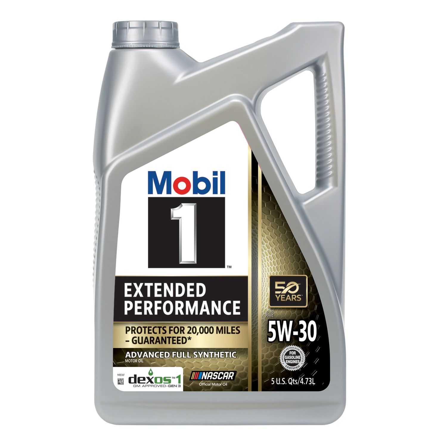 Mobil 1 Extended Performance Full Synthetic Motor Oil 5W-30, 5 Quarts