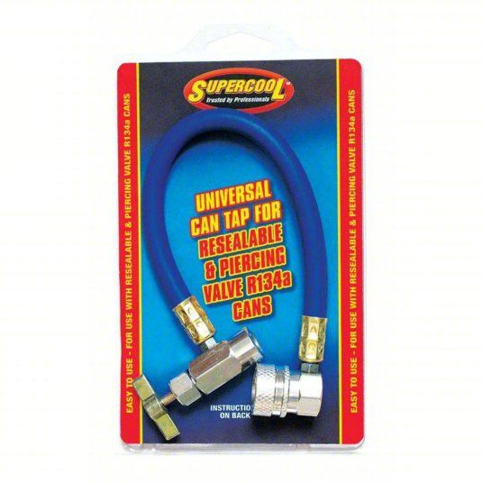 SUPERCOOL R134a Can Tap: A/C Charge Hose, 51205