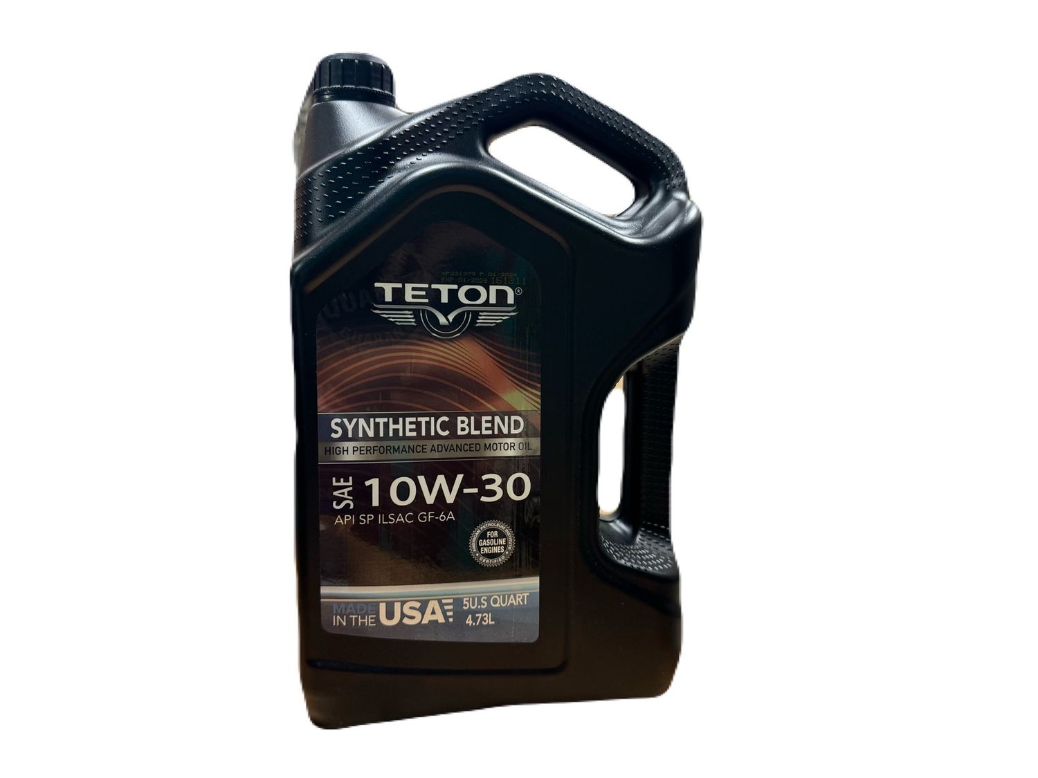 TETON 10W-30 SYNTHETIC BLEND 5 QUARTS