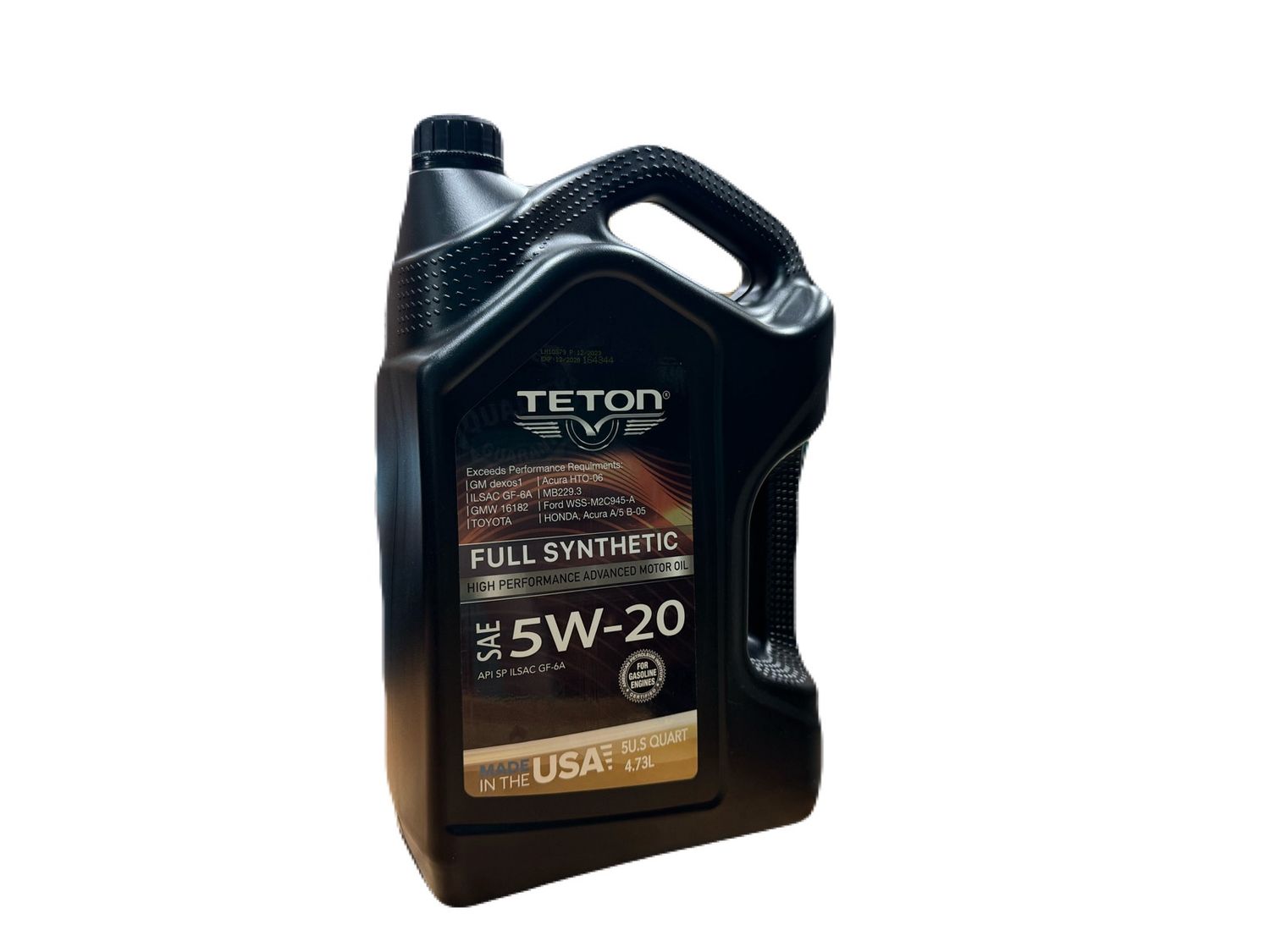 TETON 5W-20 FULL SYNTHETIC 5 QUARTS