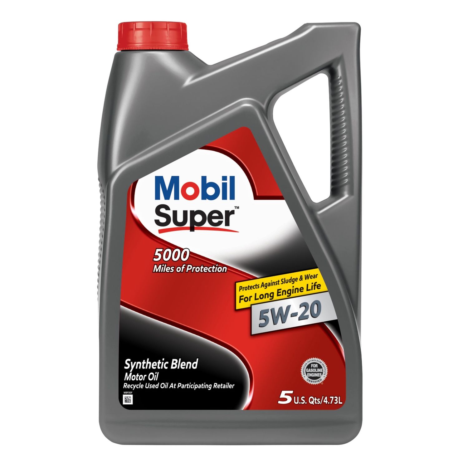 MOBIL SUPER 5W-20 SYNTHETIC BLEND 5QUARTS