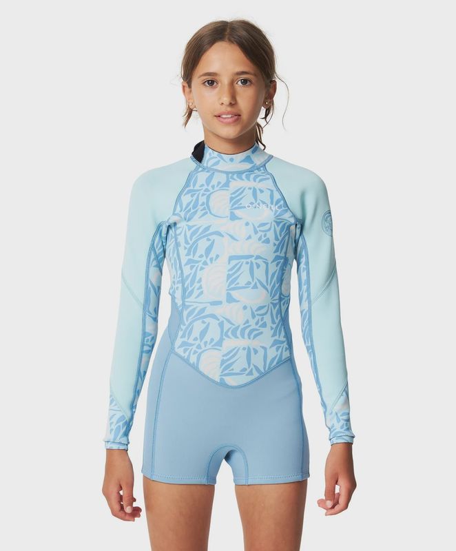 Girl&#39;s O&#39;Neill Bahia BZ LS 2mm Mid Spring Suit 2mm