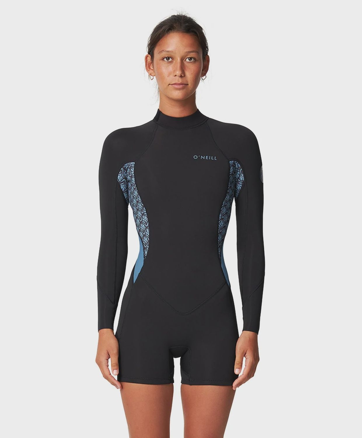 Women&#39;s O&#39;Neill Bahia BZ Boyleg 2mm Spring Suit, Colour: Aloha Tile, Size: 4