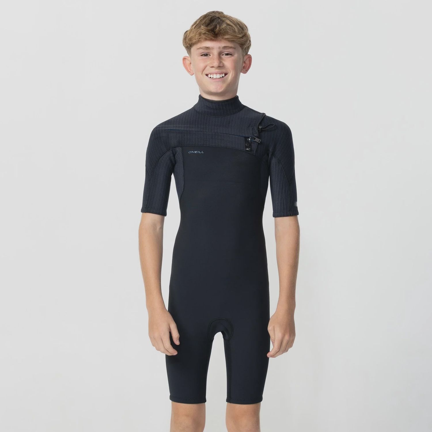 Boy&#39;s ONeill Hyperfreak CZ SS Spring Suit 2mm, Colour: Black, Size: 8