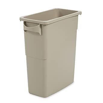 Basurero Rect.60Lt Beige