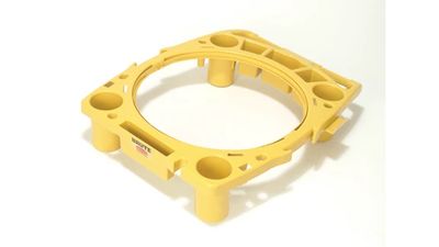 Soporte Utencilios /Brute  Amarillo