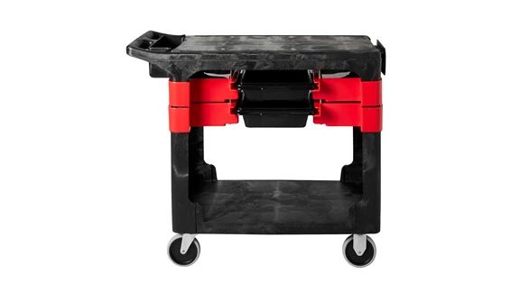Carro Utensilios  Negro Con Gabinetes